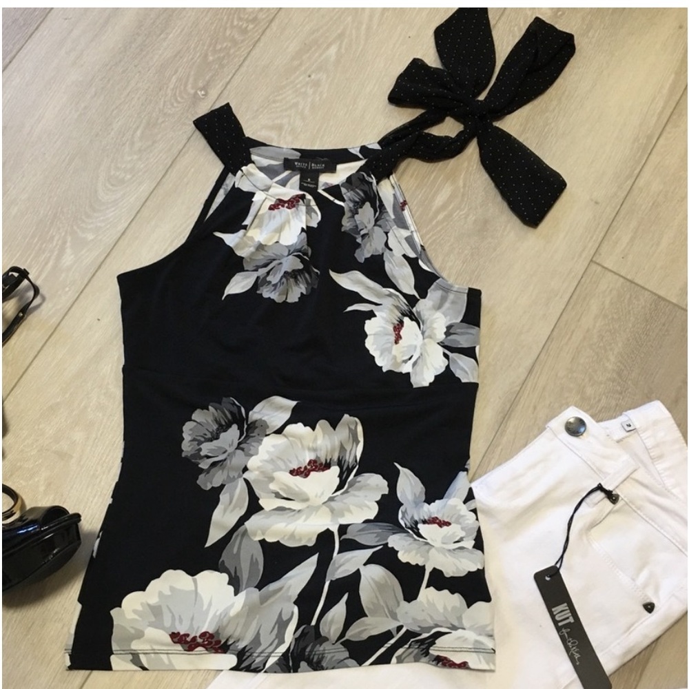 WHBM Floral top